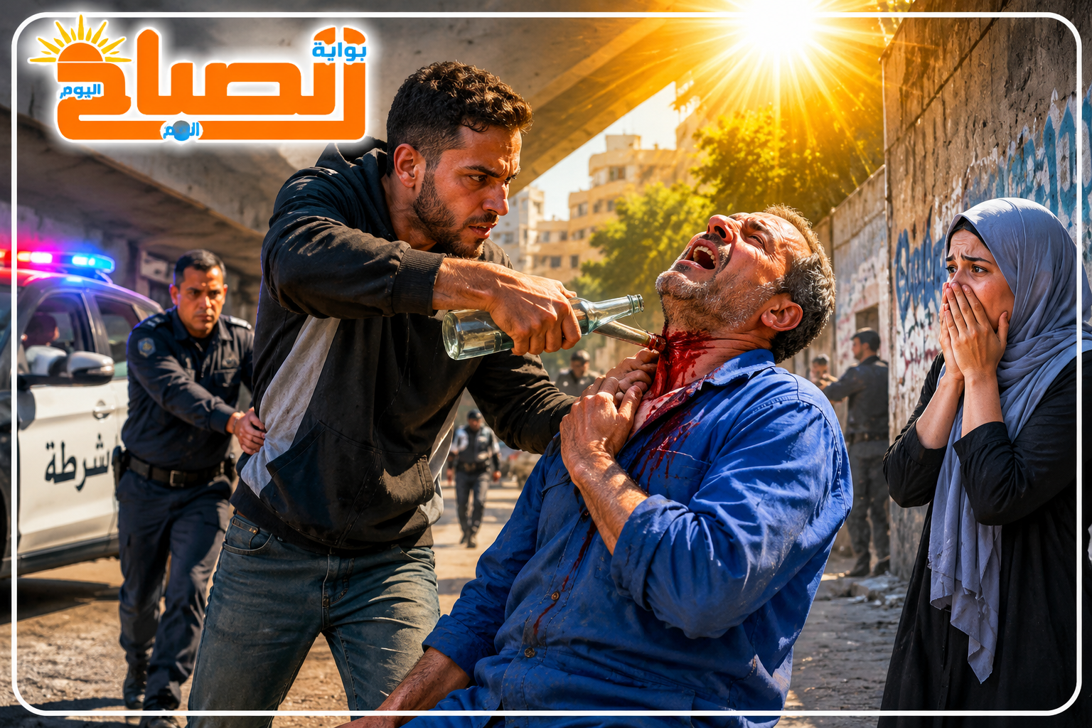 شهامة انتهت بمأساة.. مصرع عامل أثناء دفاعه عن فتاة بمنشأة ناصر
